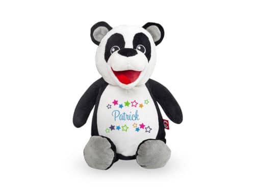 Panda Kuscheltier, bestickt