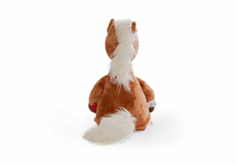 Pferd Kuscheltier Rückseite