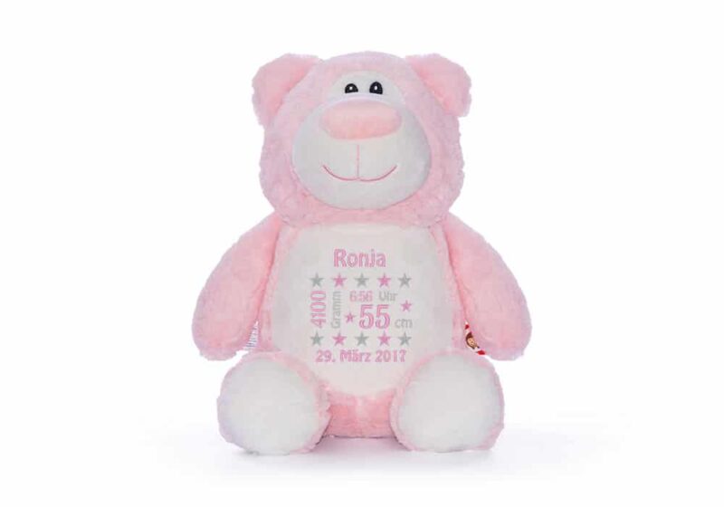Rosa Bär, bestickt
