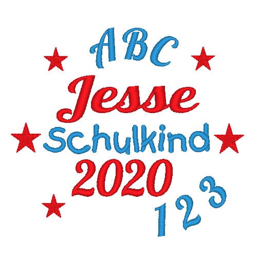 Schulkind Sterne